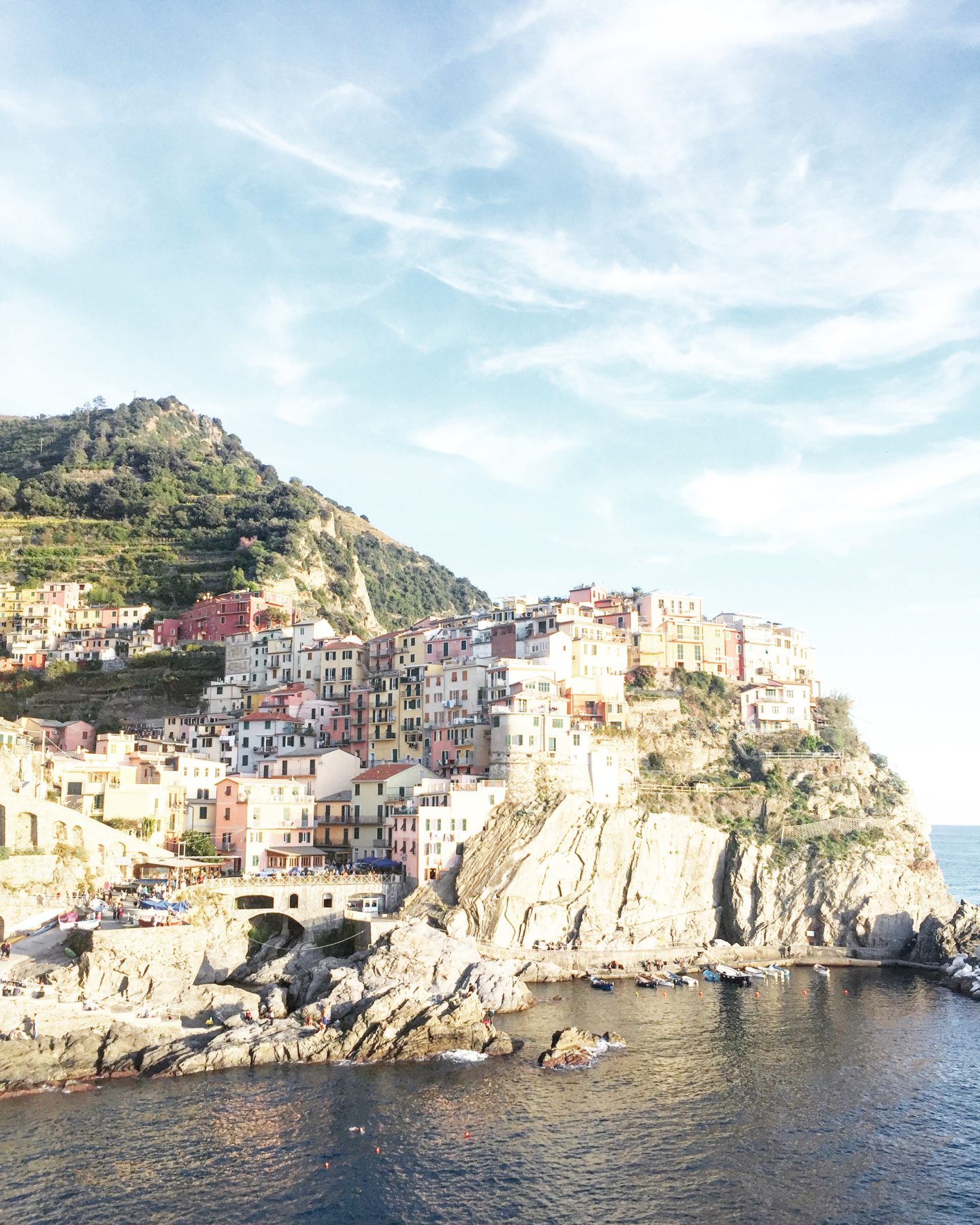 Manarola, Cinque Terre, Italy. Breathtaking views of this beautiful little town.