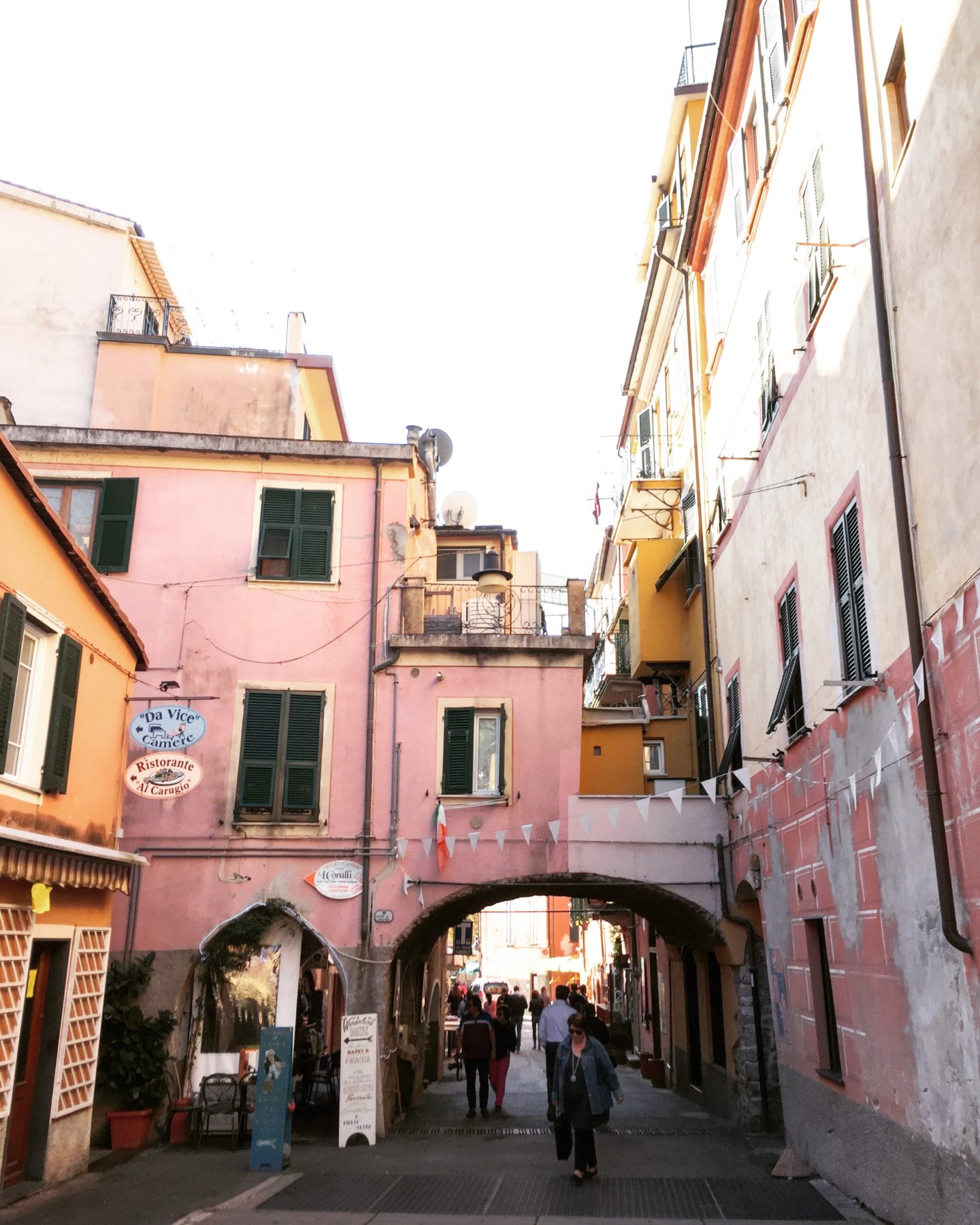 Downtown Corniglia, Cinque Terre, Italy.