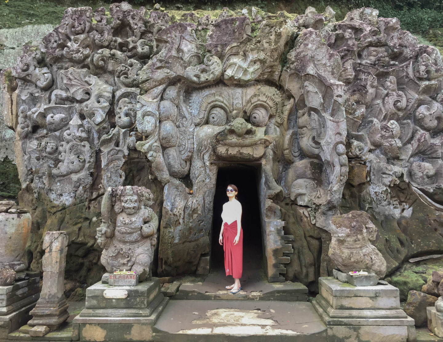 Elephant cave, without the elephants. Ubud, Bali, Indonesia.