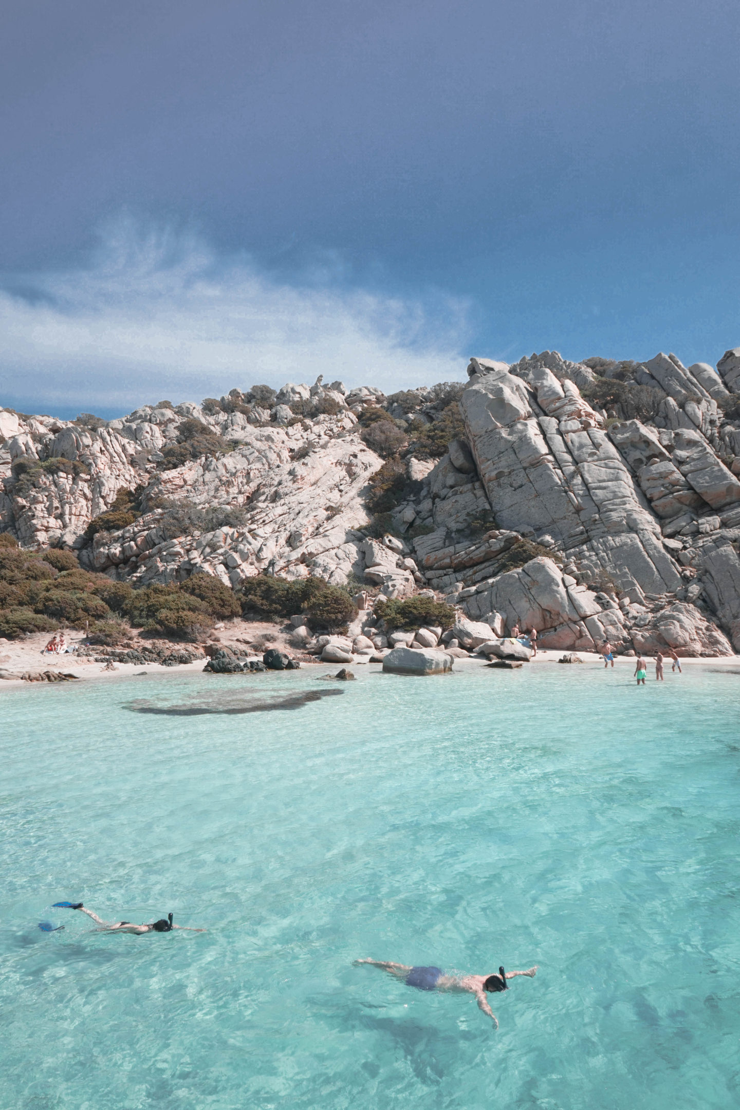 Tahiti beach, La Maddalena, Sardinia, Italy - best beaches in Europe. 