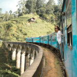 Ella, Sri Lanka. Train ride 9 arches bridge