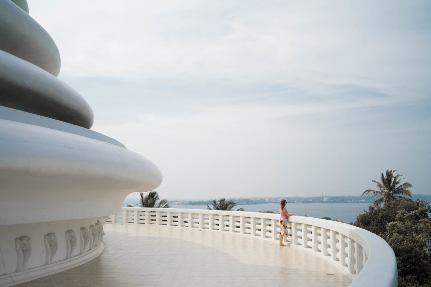 Galle Japanese peace pagoda view