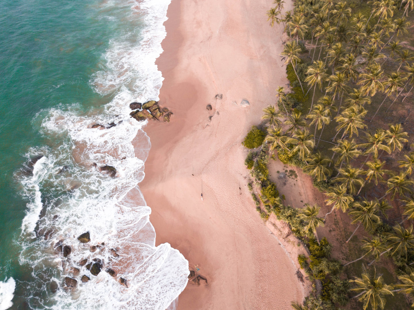 Rekawa beach Tangalle drone