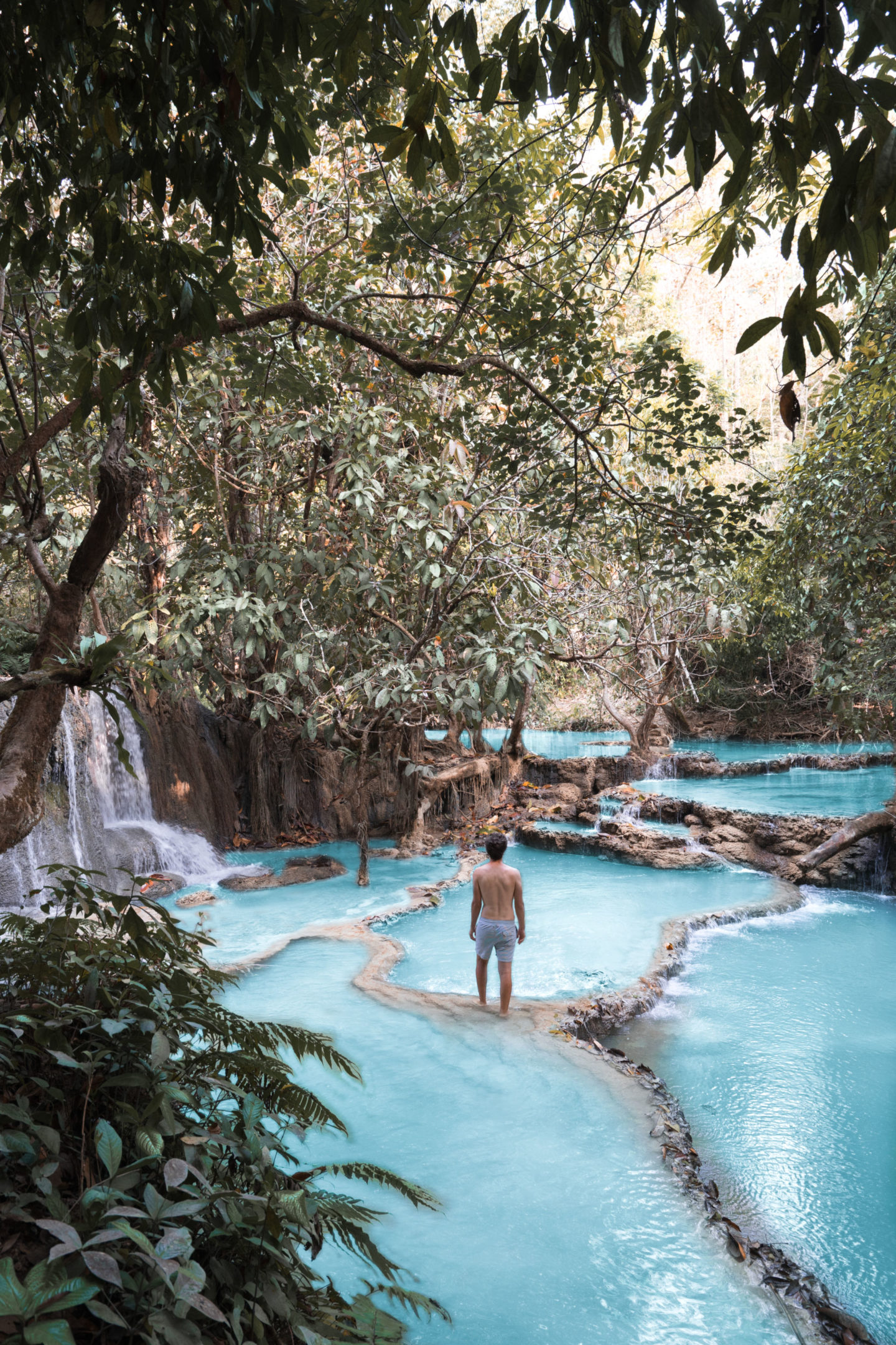 kuang si watterfalls laos