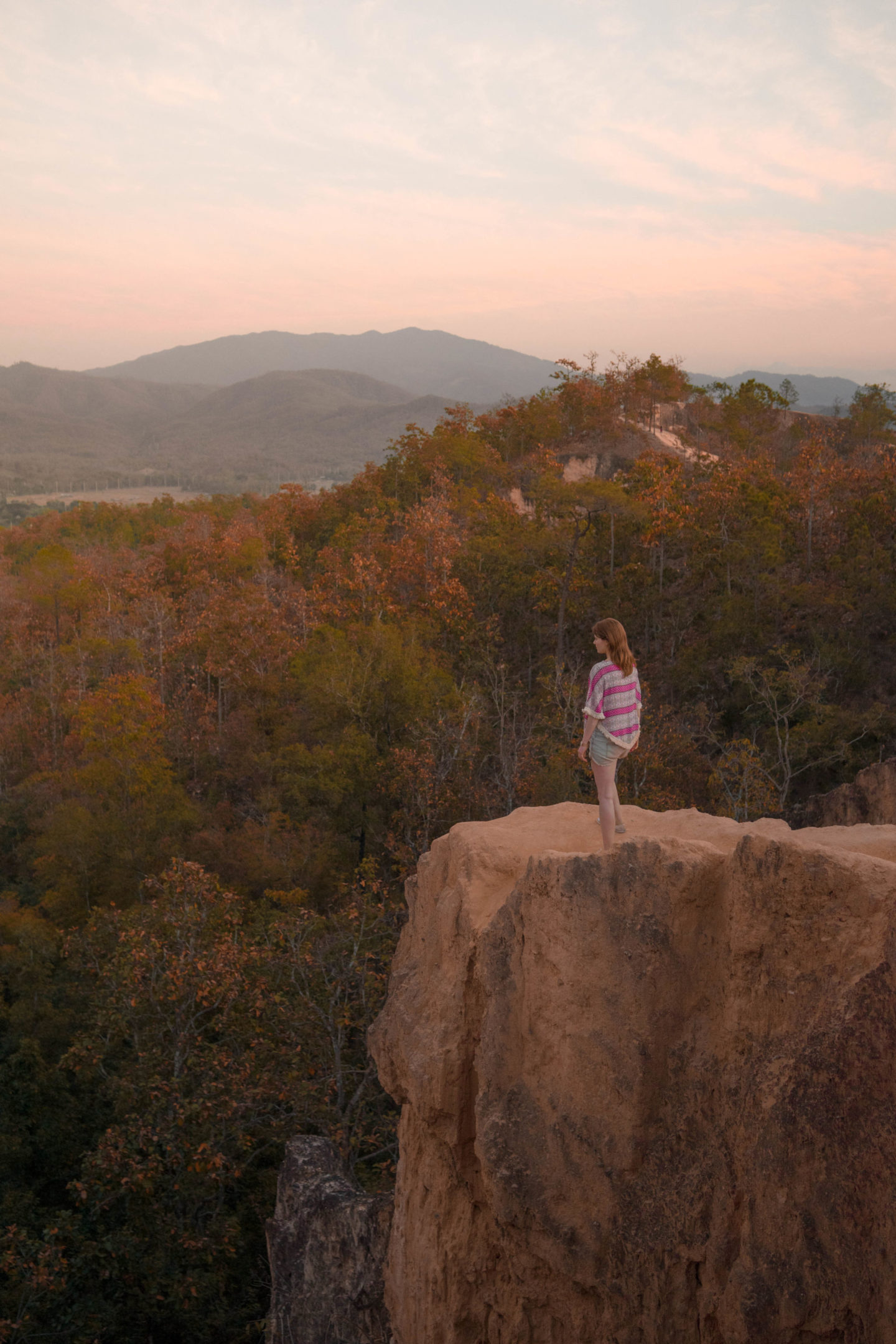 pai canyon thailand sunset