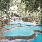 Kuang Si Waterfalls in Luang Prabang, Laos.