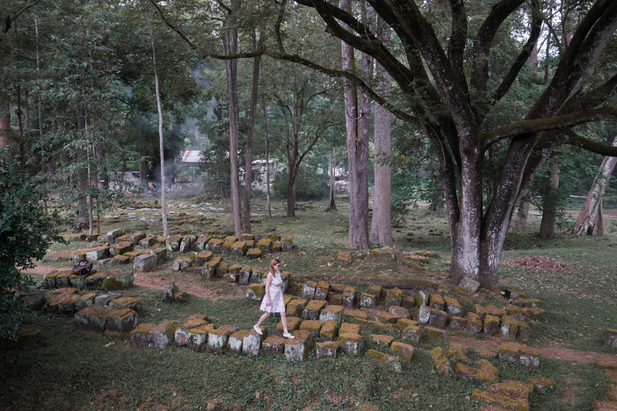 temples ruins in angkor wat