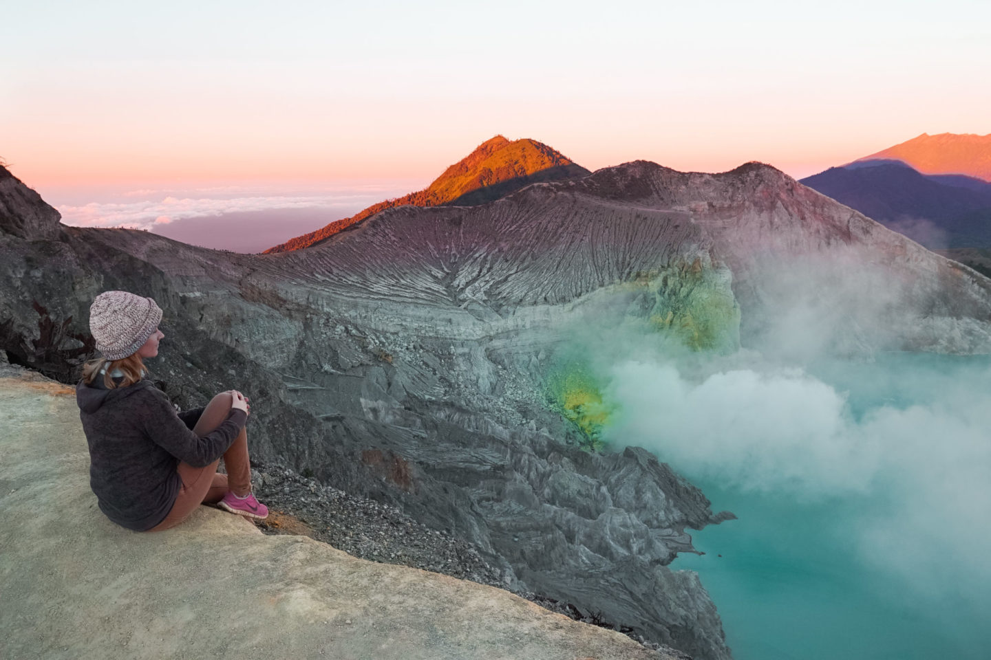 Mt Bromo and Ijen - Sunrise over Crater Ijen