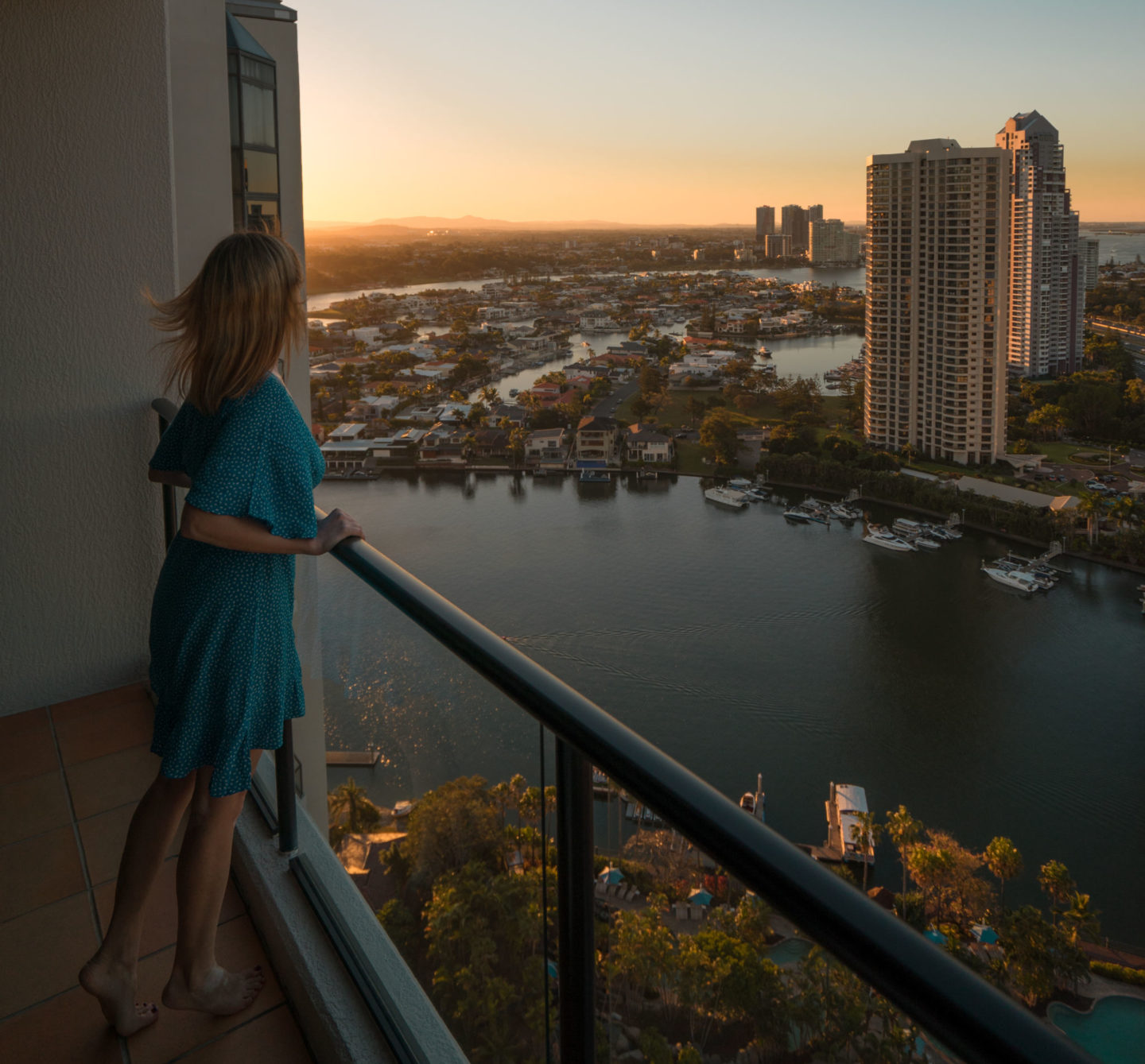 Stop in Surfers Paradise - skyscrapers